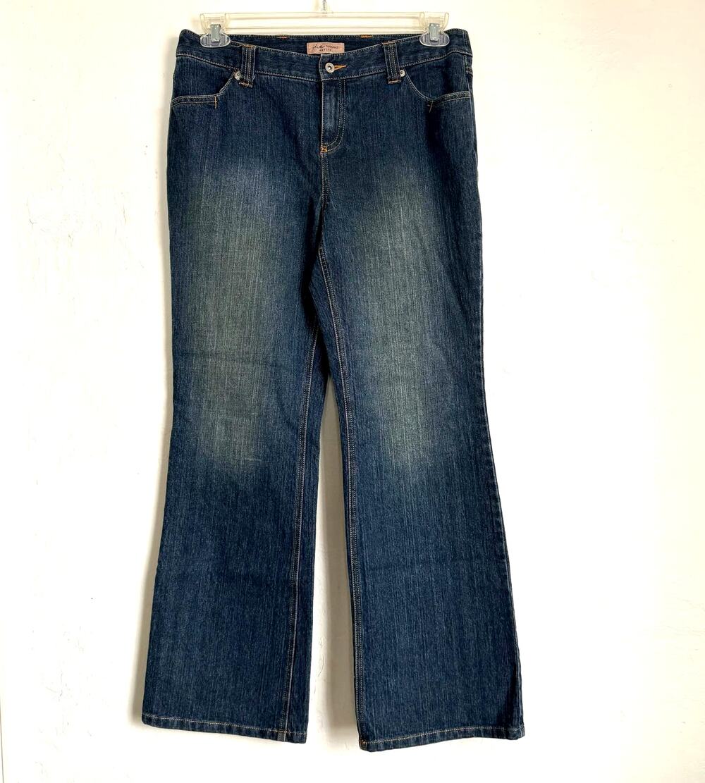 I.e. Relaxed Straight Leg Petite Blue Jeans Women's Size 10P